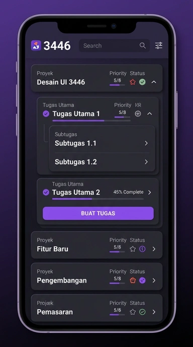 Tampilan halaman daftar 3446