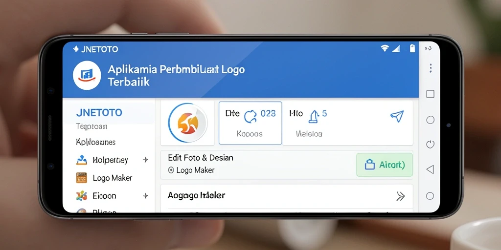 Tampilan antarmuka JNETOTO untuk desain logo yang menarik